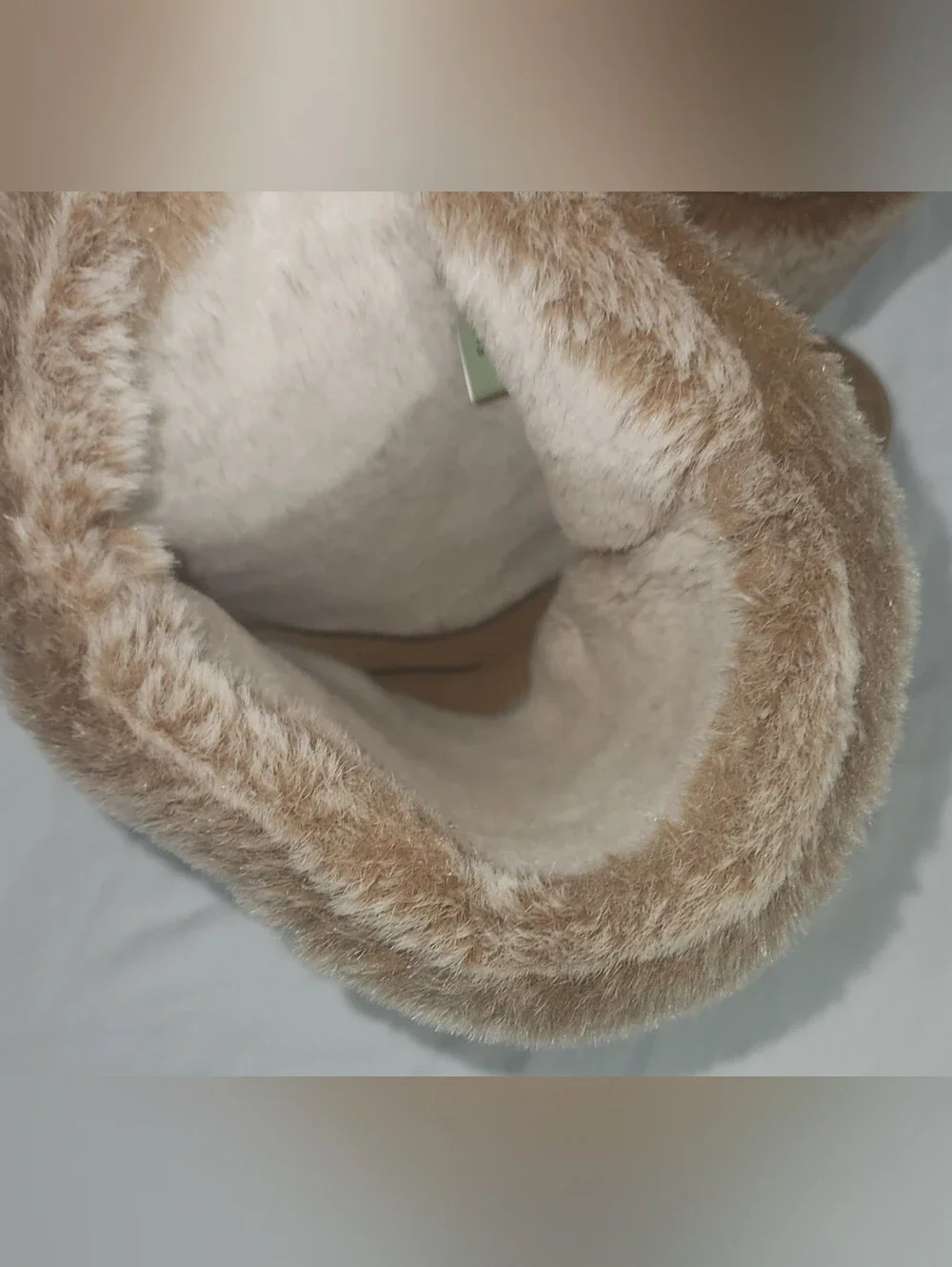 Timberland Kickadilla Women’s Faux Fur Tall Winter Boots in Wheat Size 8.5